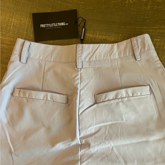 PRETTYLITTLETHING Lilac Peach Skin Straight Leg Trousers Size 2 NWT - Picture 9 of 9